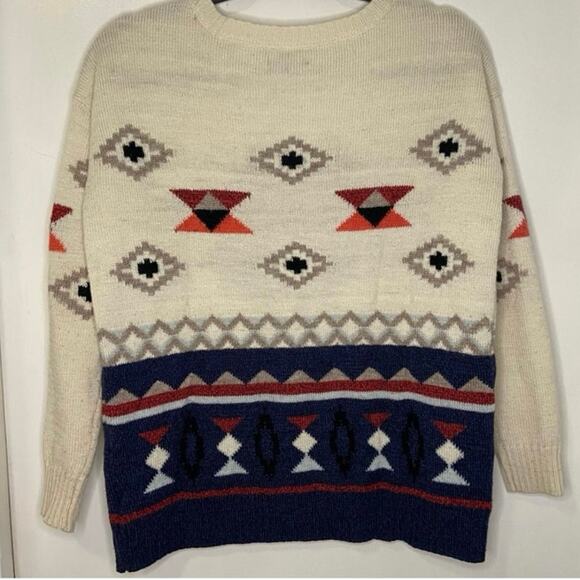 American Eagle Outfitters Womens Knit Sweater Holiday Size Medium Christmas - Picture 2 of 6